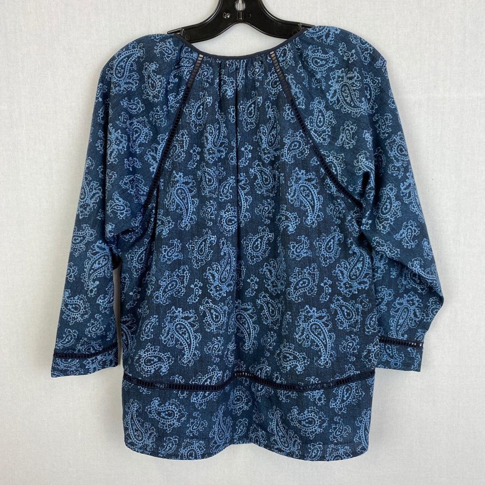 Michael Kors Pattern Blue Blouse - image 6
